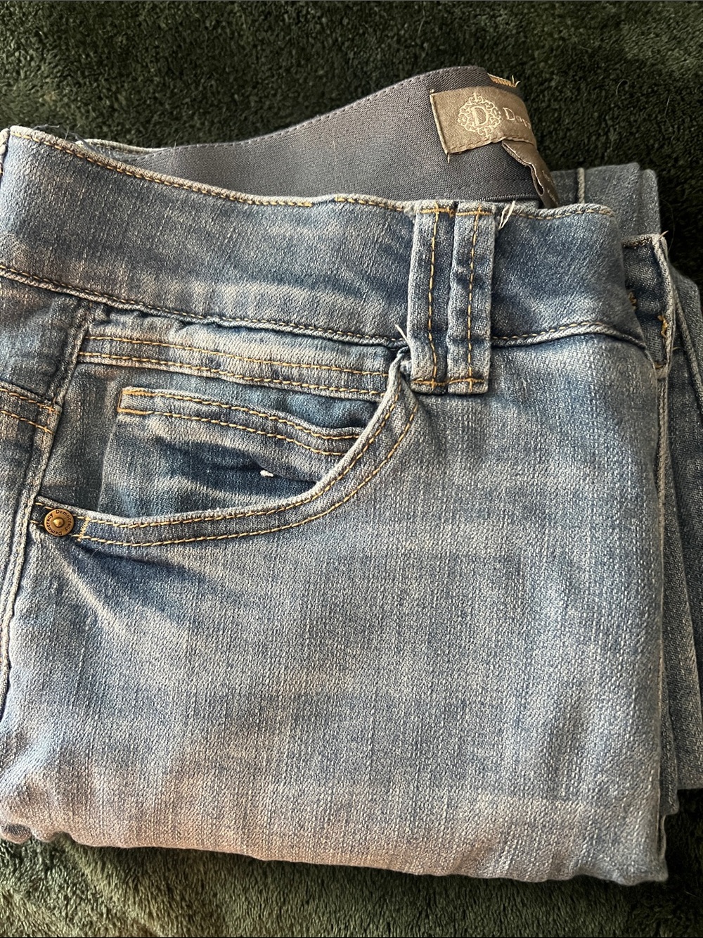 Democracy Light Wash Blue “ab” technology Stretch jeans - Picture 11 of 11